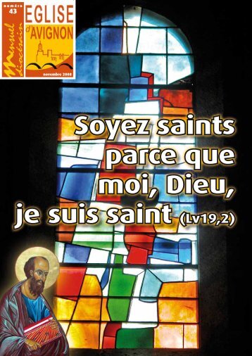 Soyez saints parce que moi, Dieu, je suis saint (Lv19,2) - DiocÃ¨se d ...