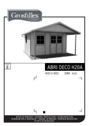 ABRI DECO H20A - Grosfillex Garden Home