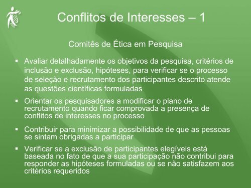 Seleção e Recrutamento dos Participantes da Pesquisa - Anis