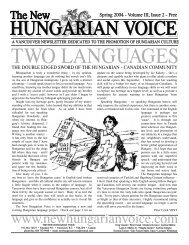 THE NEW HUNGARIAN VOICE SPRING 2004 (Read-Only)