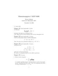 Eksamensopgaver i MAT 01901 - Sider flyttet fra DTU