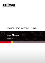 IC-3100 / IC-3100W / IC-3100P User Manual - Edimax