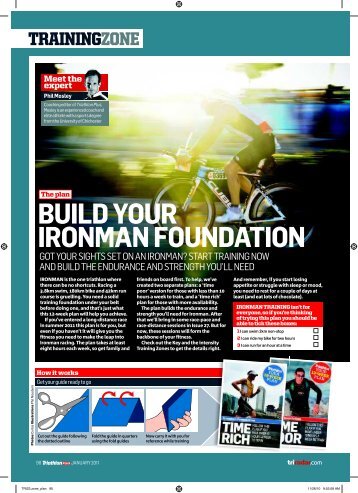 Ironman training plan - TriRadar.com