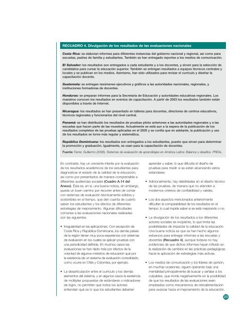 Mucho por hacer : informe de progreso educativo en ... - OEI