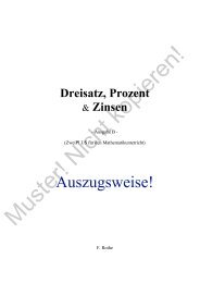 Dreisatz - Muster - Calculemus.at