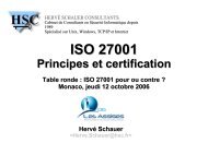 ISO 27001 - Herve Schauer Consultants