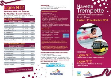 navette trempette.pdf - CommunautÃ© d'agglomÃ©ration Seine-Eure