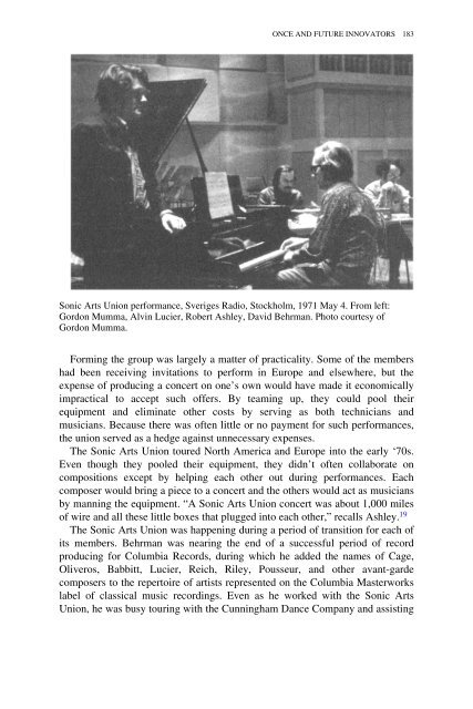 Electronic and Experimental Music: Pioneers in ... - Aaaaarg