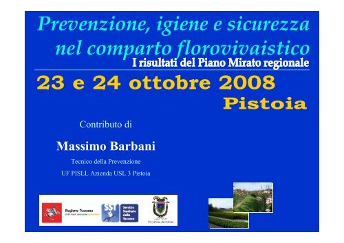 Scarica l'intervento - Azienda USL 3 Pistoia