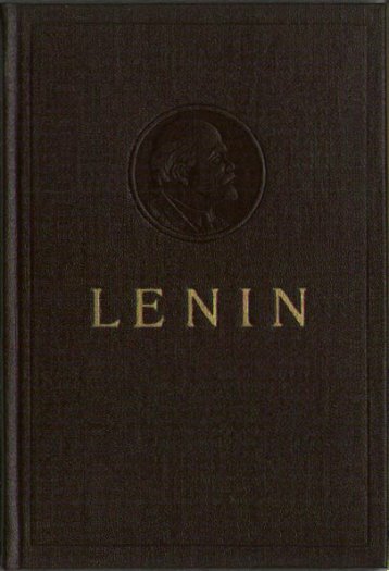 Collected Works of V. I. Lenin - Vol. 14 - From Marx to Mao