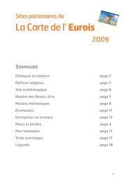 Liste detaillee - Carte de l'Eurois - Eure Tourisme