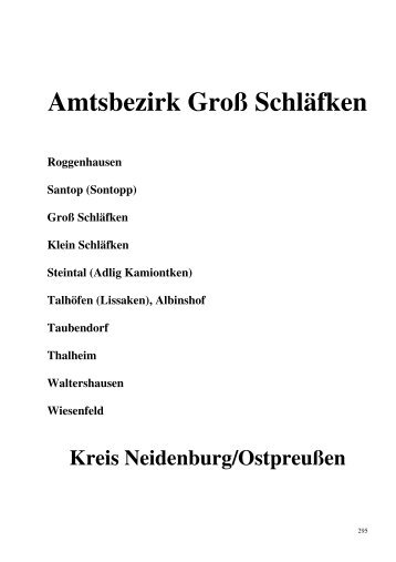 Amtsbezirk GroÃ SchlÃ¤fken