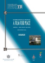catalogo 2010 - Festival UN FILM PER LA PACE