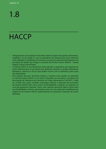 1.8 Sistema HACCP