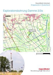 Explorationsbohrung Damme 2/2a - Erdgassuche in Deutschland