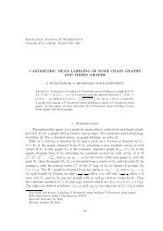 F-GEOMETRIC MEAN LABELING OF SOME ... - Kjm.pmf.kg.ac.rs