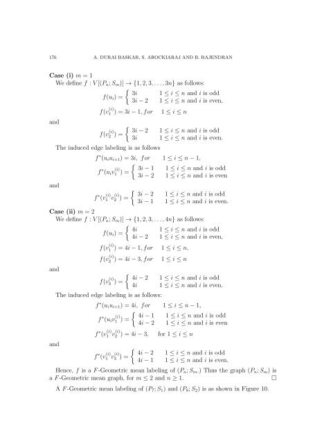 F-GEOMETRIC MEAN LABELING OF SOME ... - Kjm.pmf.kg.ac.rs