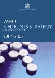 who medicines strategy - libdoc.who.int - World Health Organization