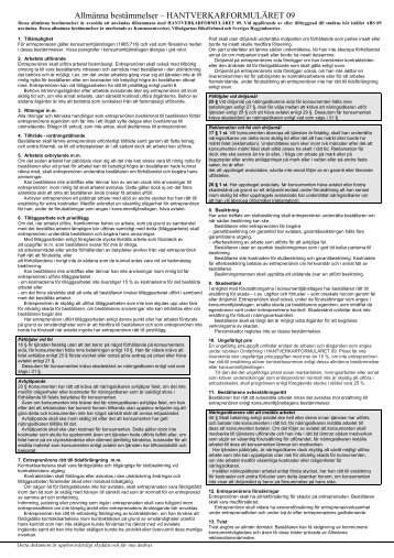 HantverkarformulÃ¤ret 2009