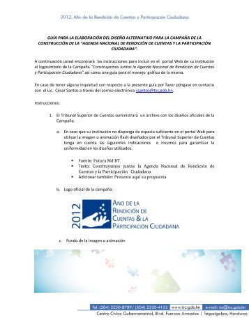 guía para la elaboración del diseño alternativo para la campaña de ...