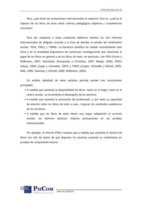 El Libro de Texto ante la Incorporación de las TIC a la Enseñanza