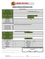 Mutual Aid Response Plan Information Request Form - Indiana Fire ...