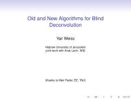 Old and New Algorithms for Blind Deconvolution - webdav