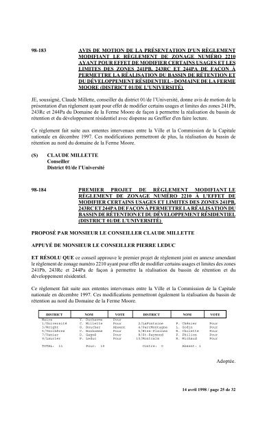 numéro 1 conseil municipal municipal séance du ... - Ville de Gatineau