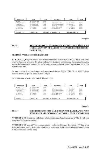 numéro 1 conseil municipal municipal séance du ... - Ville de Gatineau