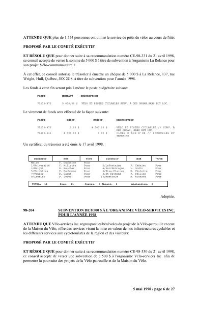 numéro 1 conseil municipal municipal séance du ... - Ville de Gatineau