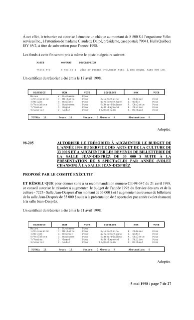 numéro 1 conseil municipal municipal séance du ... - Ville de Gatineau