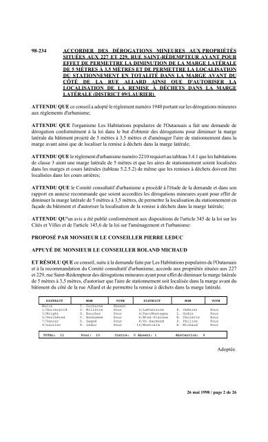 numéro 1 conseil municipal municipal séance du ... - Ville de Gatineau