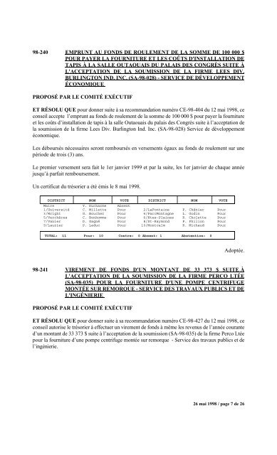 numéro 1 conseil municipal municipal séance du ... - Ville de Gatineau