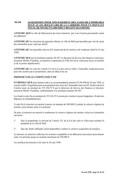 numéro 1 conseil municipal municipal séance du ... - Ville de Gatineau