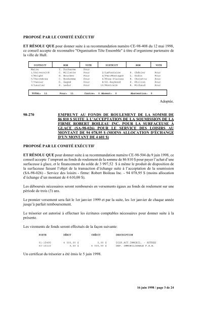 numéro 1 conseil municipal municipal séance du ... - Ville de Gatineau