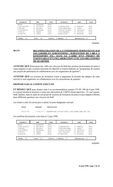 numéro 1 conseil municipal municipal séance du ... - Ville de Gatineau