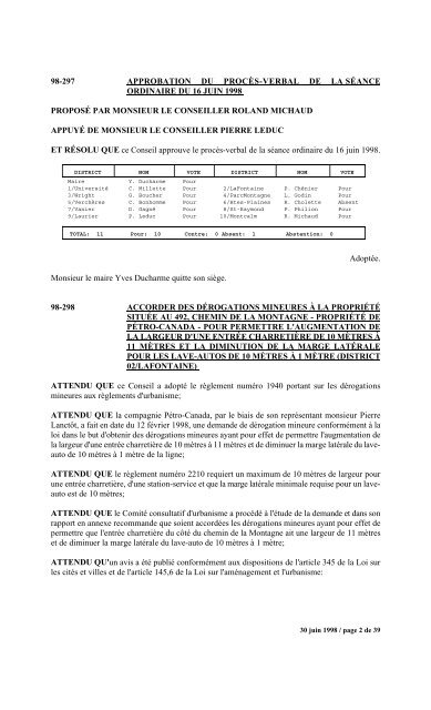 numéro 1 conseil municipal municipal séance du ... - Ville de Gatineau