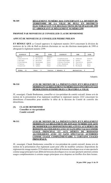 numéro 1 conseil municipal municipal séance du ... - Ville de Gatineau