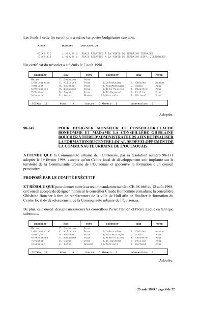 numéro 1 conseil municipal municipal séance du ... - Ville de Gatineau