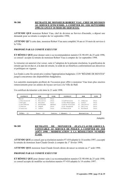 numéro 1 conseil municipal municipal séance du ... - Ville de Gatineau