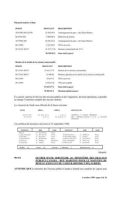 numéro 1 conseil municipal municipal séance du ... - Ville de Gatineau