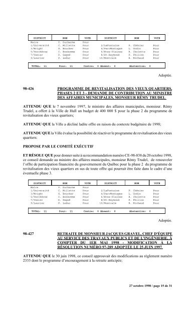 numéro 1 conseil municipal municipal séance du ... - Ville de Gatineau