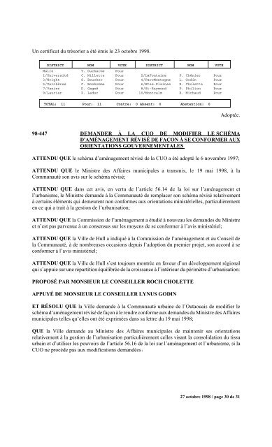 numéro 1 conseil municipal municipal séance du ... - Ville de Gatineau