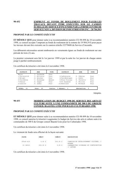 numéro 1 conseil municipal municipal séance du ... - Ville de Gatineau