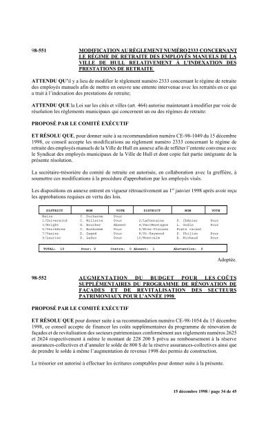 numéro 1 conseil municipal municipal séance du ... - Ville de Gatineau