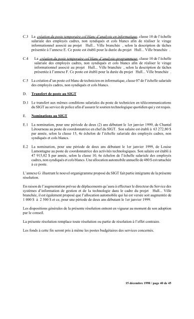 numéro 1 conseil municipal municipal séance du ... - Ville de Gatineau