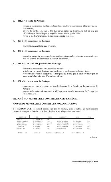 numéro 1 conseil municipal municipal séance du ... - Ville de Gatineau