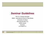 Seminar Guidelines - Andreas Schrader