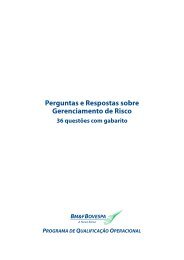 Gerenciamento de Risco - Instituto Educacional BM&FBOVESPA
