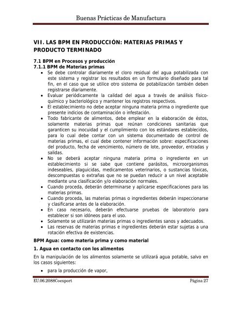 Buenas PrÃ¡cticas de Manufactura - Honduras Si Exporta